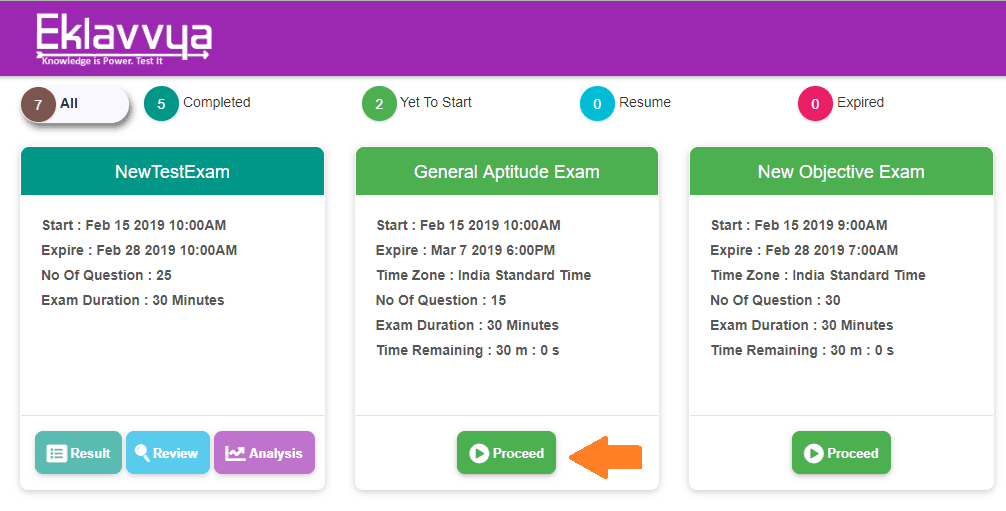 Eklavvya Dashboard