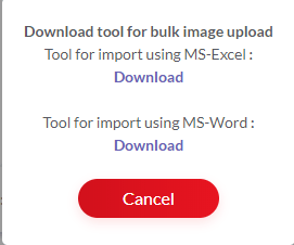 Upload image based questions for online exam