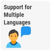 Support for multiple languages in online exams