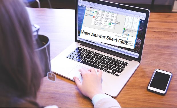 View Answer Sheet copy Online
