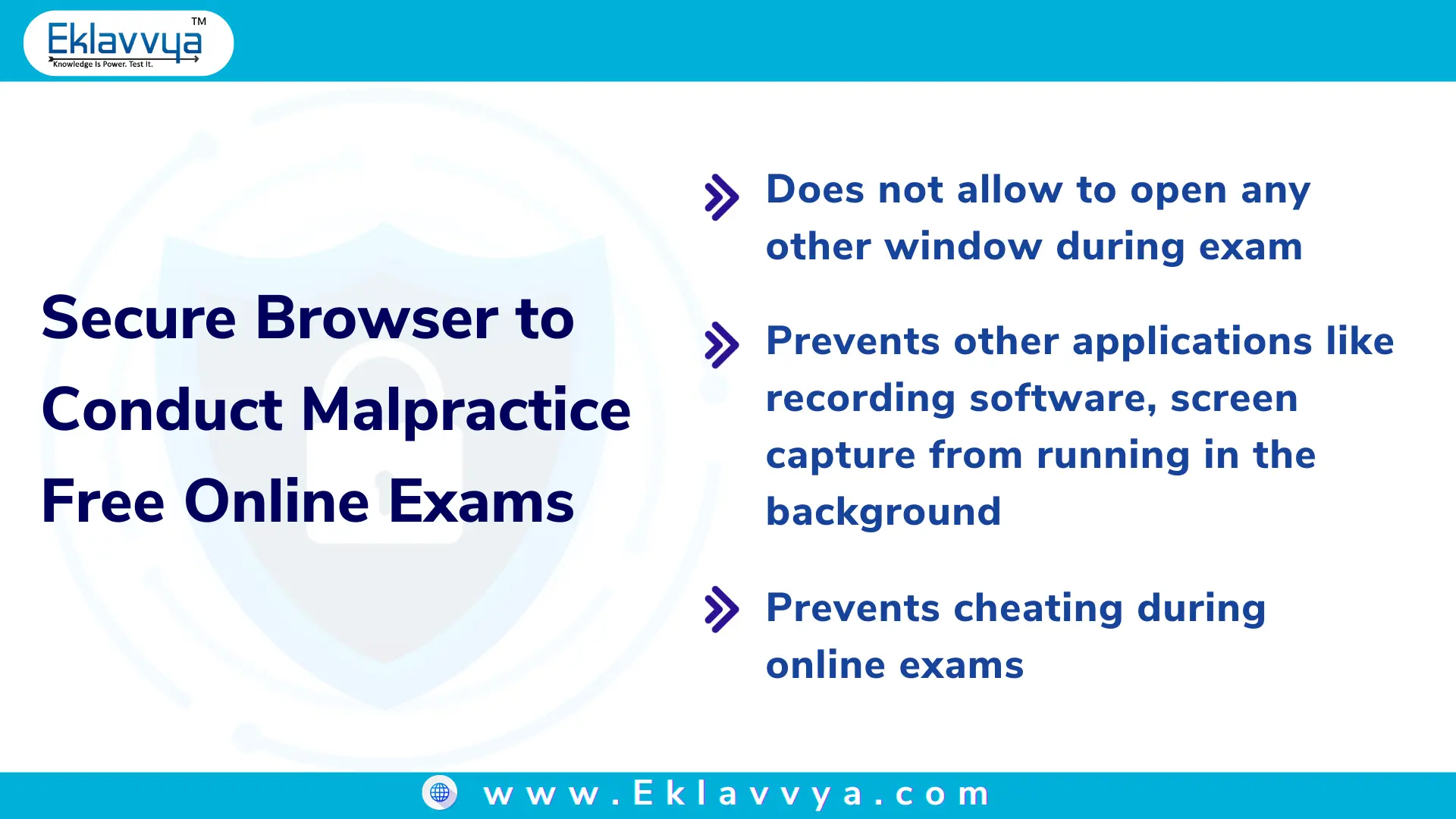 Secure Browser to Conduct Malpractice Free Online Exams