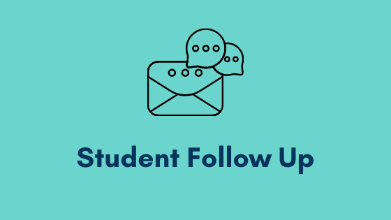 Student follow up and help during exam