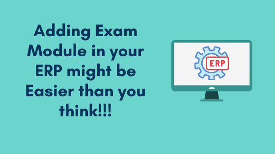 Steps to add Online exam module in school ERP