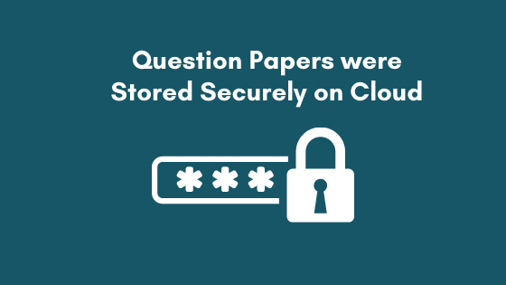 Exam paper security for accreditation assessments