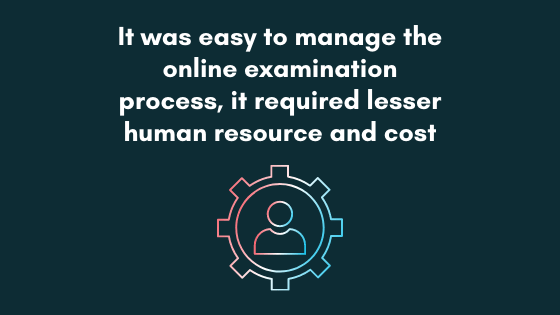 ease of administration for online examination