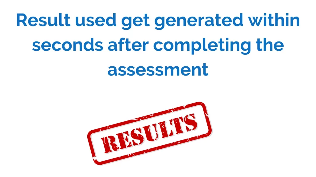 Automatic result generation