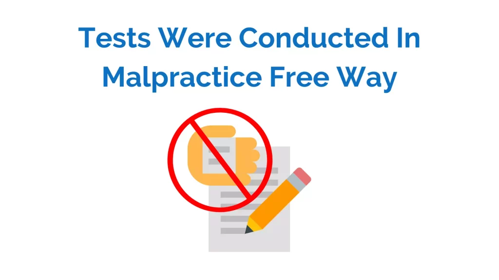 Malpractice free online exams