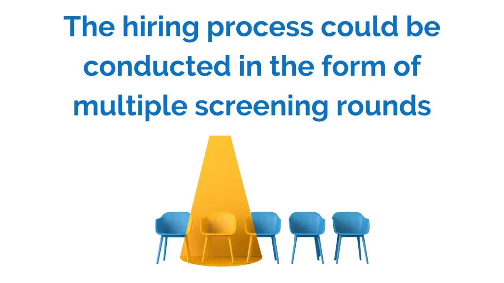Mutiple round of hiring in online mode