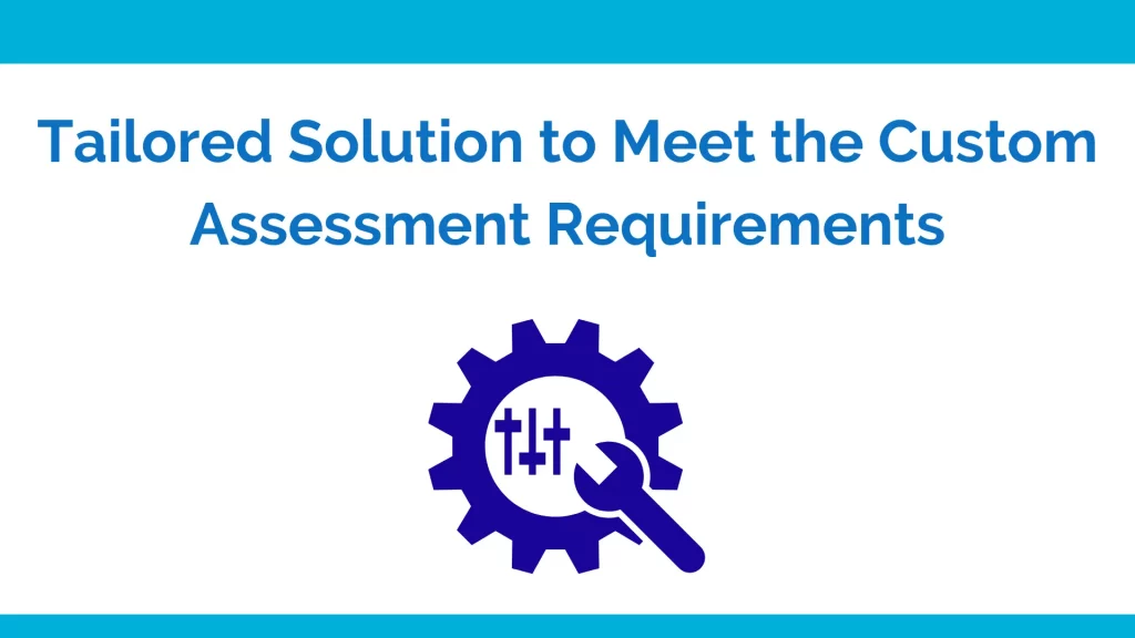 customization for online employee assessments
