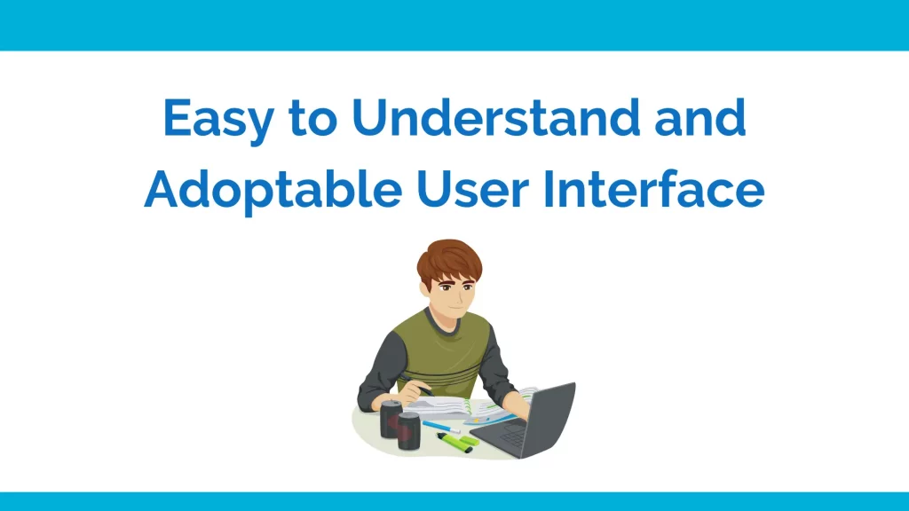 Easy to understand and adoptable user interface of online exam technology