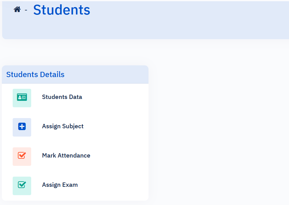 Student Master Information-Onscreen marking