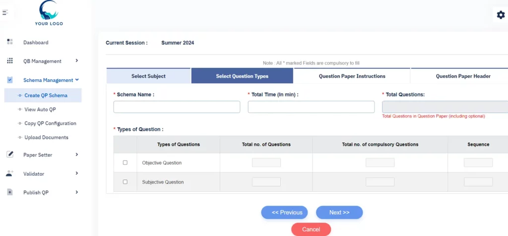 Create Schema 