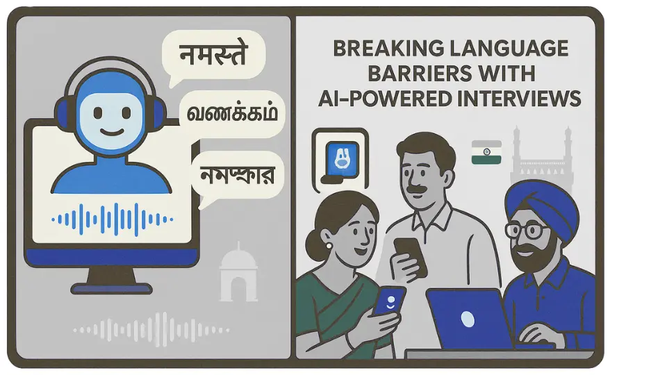 Benefits of AI Interviews in Regional Language