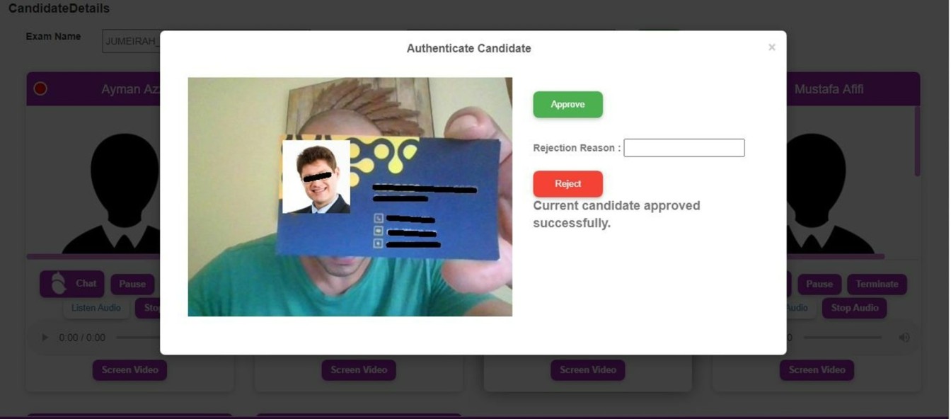 Approve Candidates Identity
