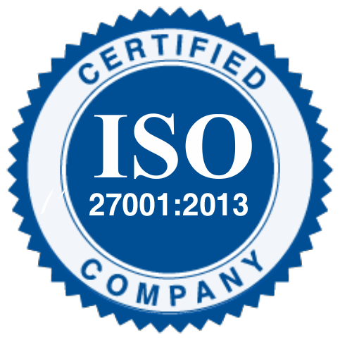 ISO/IEC 27001:2013 certified for Information Security System ISO