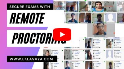 How to Secure Remote Proctored Online Exams? | Eklavvya