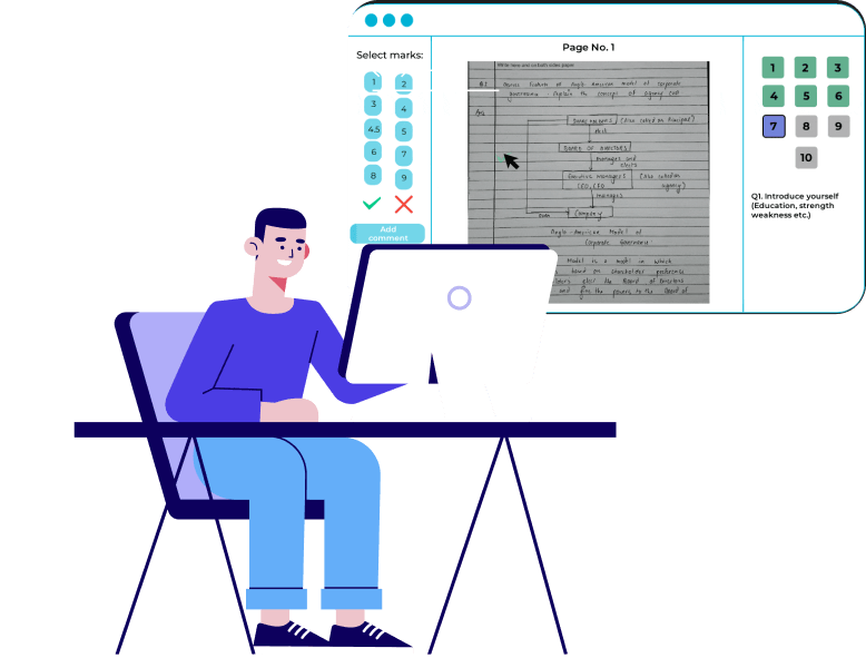 Answer sheet checking and Reduce Time in Result Processing