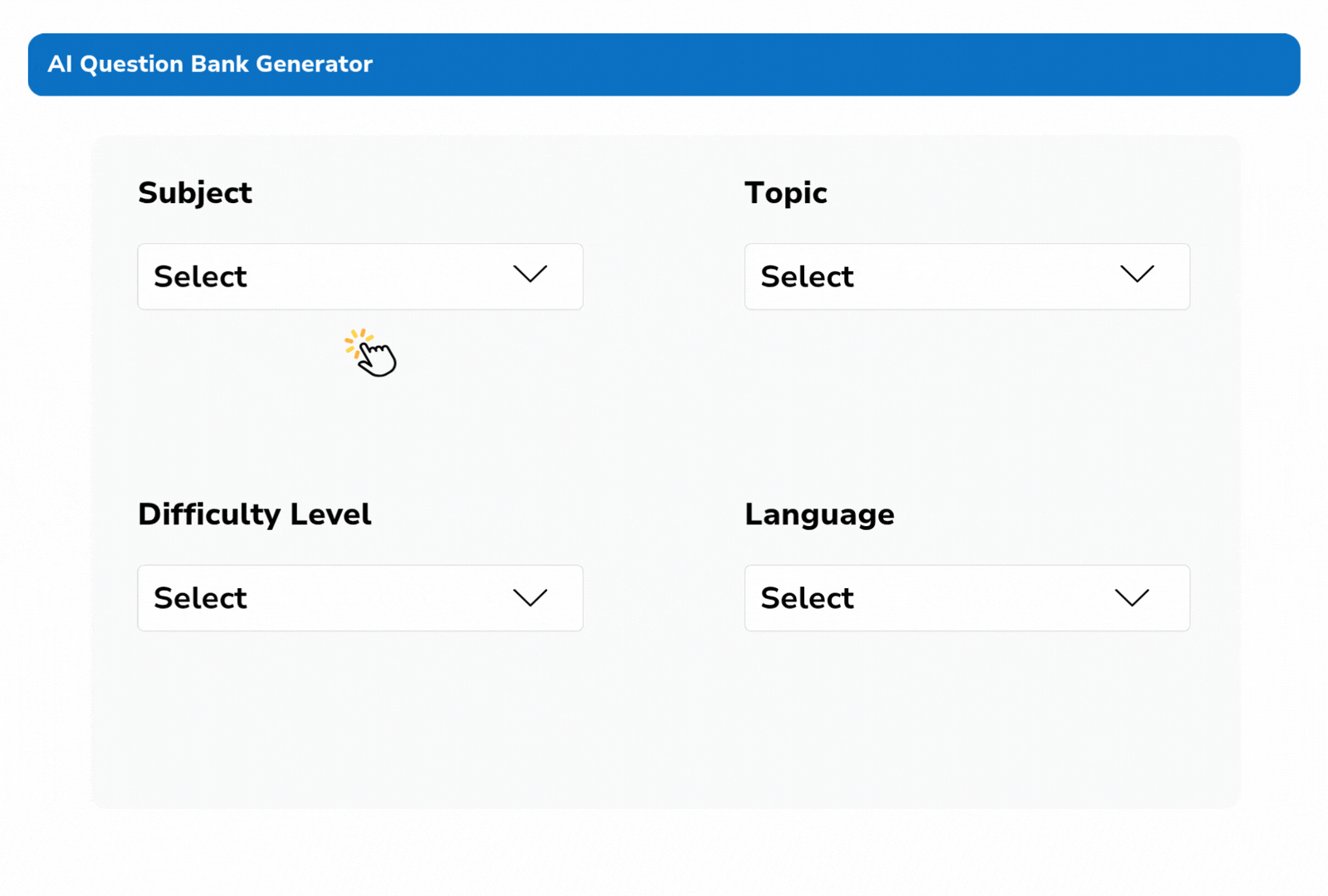 Ai question bank generator